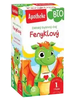 APOTHEKE Bio Detský bylinný čaj feniklový 20 x 1.5 g