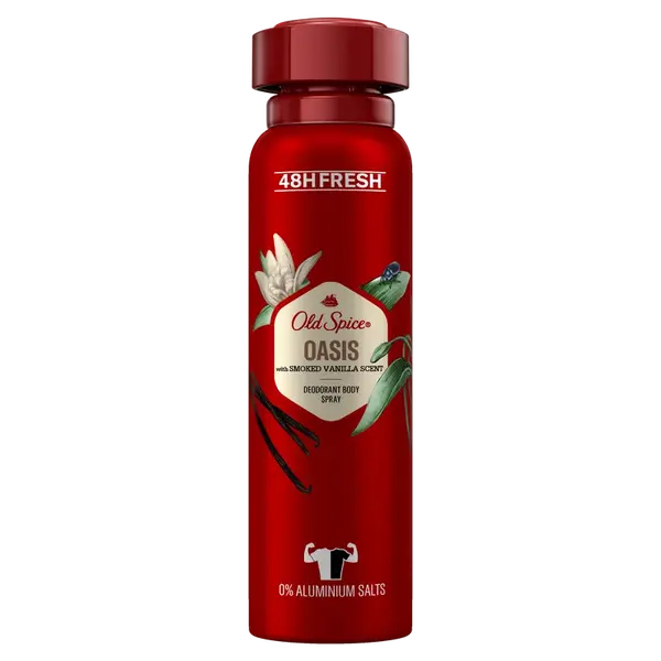 OLD SPICE Oasis Dezodoračný sprej pre mužov s vôňou dymovej vanilky 150 ml