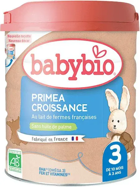 BABYBIO Primea 3 Batoľacie dojčenské bio mlieko 800 g