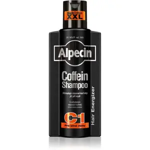 Alpecin Coffein Shampoo C1 Black Edition kofeínový šampón pre mužov stimulujúci rast vlasov 375 ml