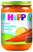 HIPP BIO Mrkva, zemiaky a hovädzie mäso 190 g