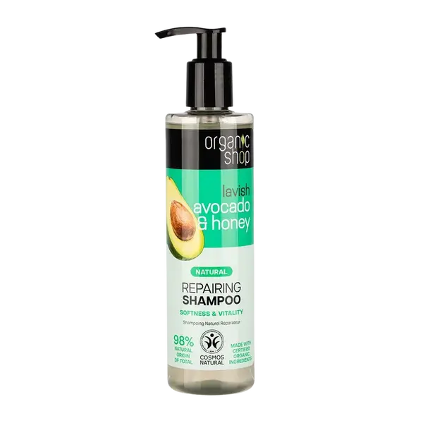 ORGANIC SHOP Obnovujúci šampón Avokádo a Med 280 ml