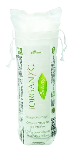 ORGANYC Exfoliačné tampóny z biobavlny 70 ks