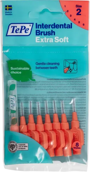 TEPE medzizubné kefky Extra Soft 0,5mm 8 ks