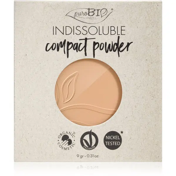 puroBIO Cosmetics Indissouble kompaktný púder náhradná náplň odtieň 03 9 g