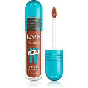 NYX Professional Makeup Lip IV dlhotrvajúci lesk na pery s hydratačným účinkom odtieň 01 - CARAMEL DRIP 5 ml