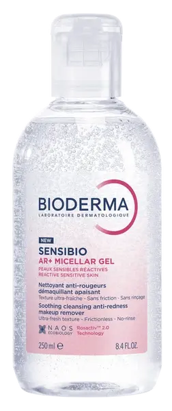 BIODERMA Sensibio AR+ Micelárny čistiaci gél pre reaktivnú pleť so začervenánim 250 ml