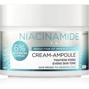 Eveline Cosmetics Cream-Ampoule Niacinamide hydratačný krém proti nedokonalostiam pleti 50 ml