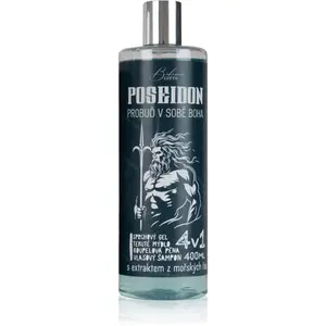 Bohemia Gifts & Cosmetics Poseidon umývací gél 4 v 1 pre mužov 400 ml