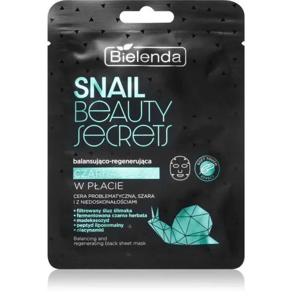 Bielenda Snail Beauty Secrets regeneračná maska pre problematickú pleť, akné 1 ks
