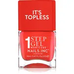 Nails Inc. It’s Topless gélový lak na nechty pre dlhotrvajúci efekt odtieň Jennifer 14 ml