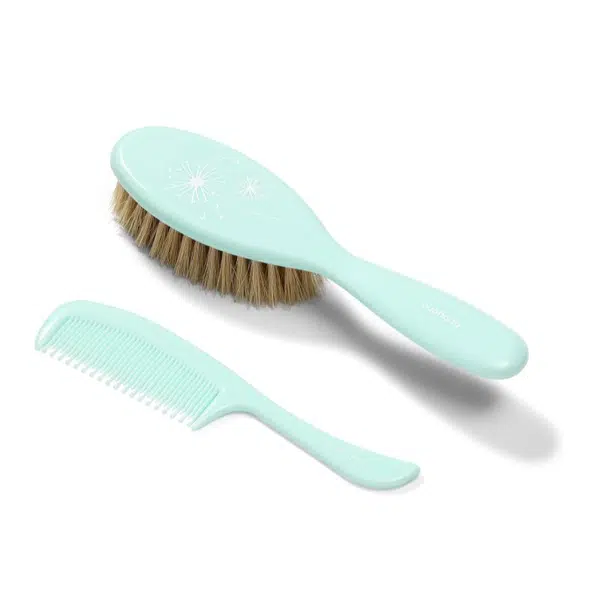 BabyOno Hair Brush kefa na vlasy Mint 2 ks