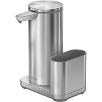 Simplehuman 414 ml + držiak výlevky - nerezová oceľ - Bezdotykový dávkovač mydla