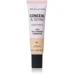 Revolution Conceal & Define zmatňujúci make-up odtieň F6N 23 ml