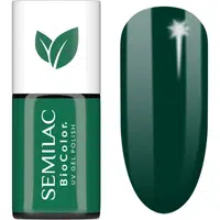 Semilac UV Hybrid BioColor gélový lak na nechty s použitím UV/LED lampy odtieň 731 Bottle Green 7 ml
