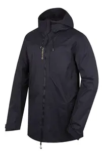 Husky  Nestia M black, L Pánsky hardshell kabát