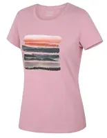 Husky  Tee Vane L light pink, XS Dámske bavlnené tričko