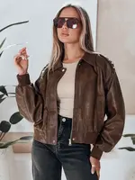 Dámska kožená bomberka Dstreet