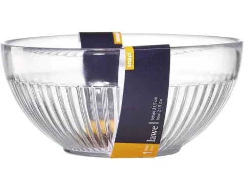 Sklenená misa Lawe, 21,5 cm%