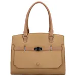 Dámska kabelka do ruky tmavobéžová - Maria C Marlowe