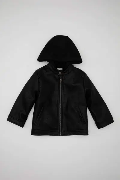 DEFACTO Baby Boy Water Repellent Hooded Coat