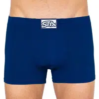 Pánske boxerky Styx klasické gumené modré