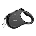 Reedog Senza Basic samonavíjacie vodítko M 25kg/ 5 m páska / pastelové čierne