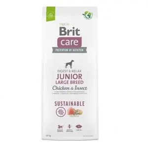 Brit Care Dog Sustainable Junior Large Breed Chicken & Insect 12 kg