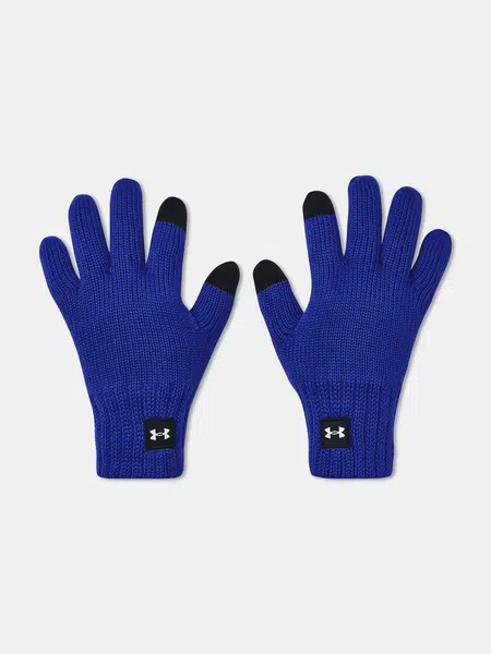 Modré športové rukavice Under Armour UA Halftime Wool