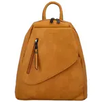 Módny dámsky tmavožltý batoh - Hexagona Pasha