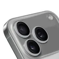 OBAL:ME ochrana čoček pro Apple iPhone 15 Pro/15 Pro Max, silver