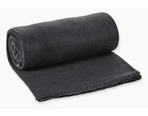 Deka fleece 130x160 cm, antracitová%