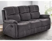 Trojsedák Fortuna, šedá látka, funkcia polohovanie%