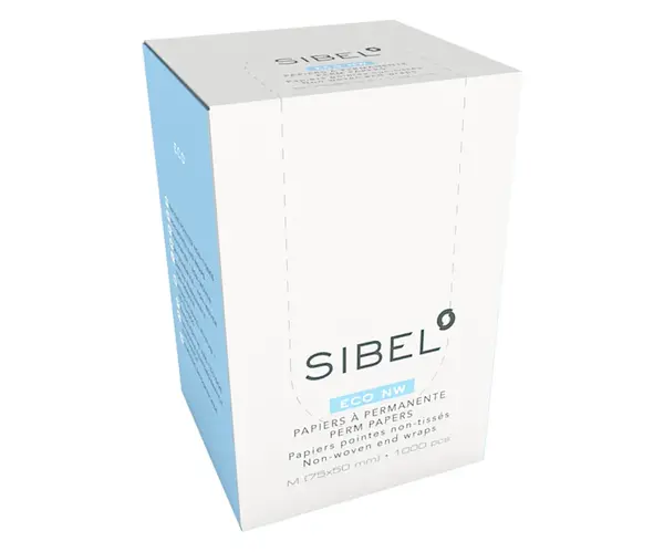 Papieriky na trvalú z netkanej textílie Sibel Eco, 75 x 50 mm - 1000 ks (4480300)