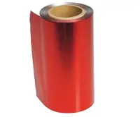 Profesionálny kadernícky alobal Sibel - 100 m, 15 mikro - červený (4482105) + darček zadarmo