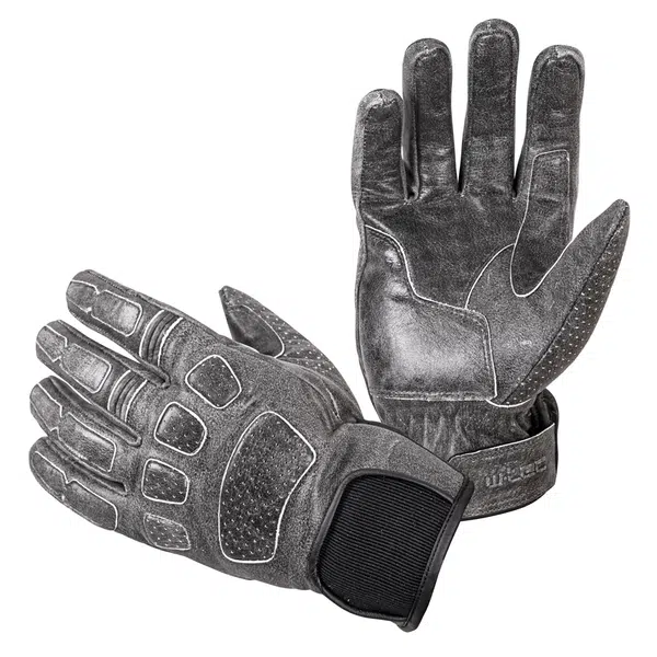 Kožené moto rukavice W-TEC Whacker šedá 4XL
