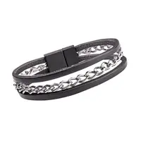 Kožený náramek W-TEC Cregnesh 24 cm