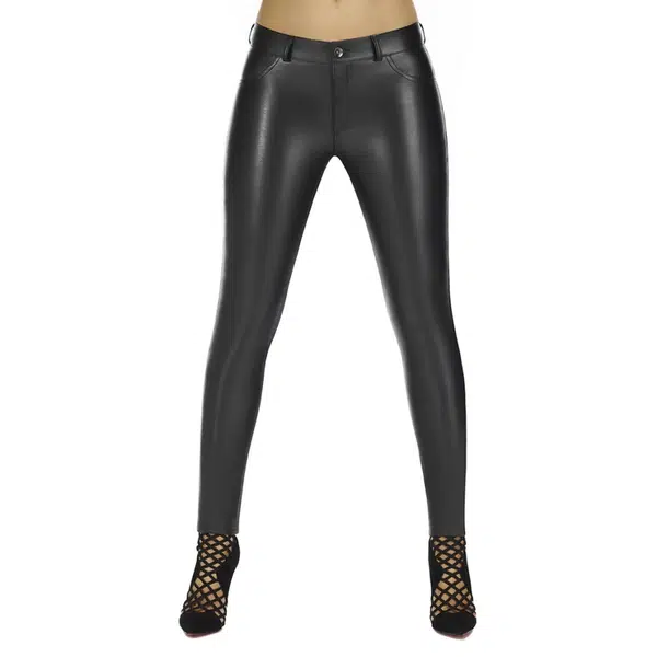 Dámské push-up legíny BAS BLEU Leila Black černá XL