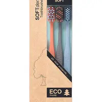 SOFTdent ECO soft zubní kartáček 3 ks