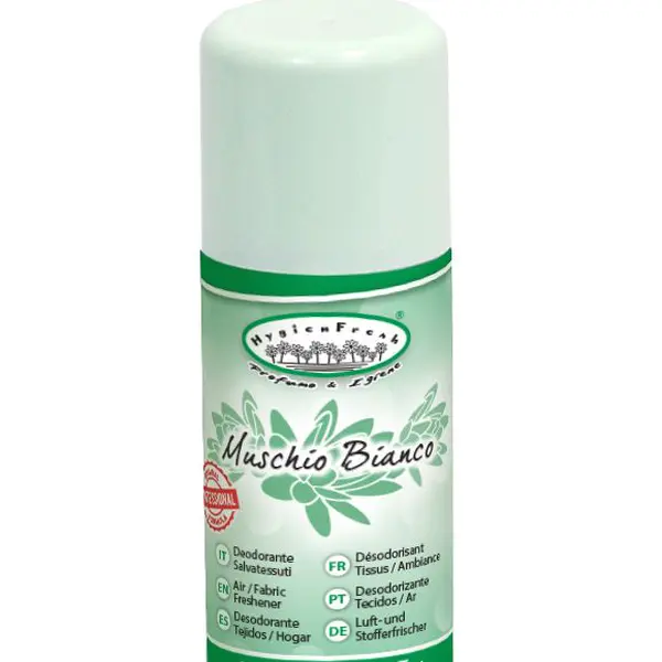 HygienFresh Osvěžovač vzduchu a textilií Muschio Bianco 150 ml