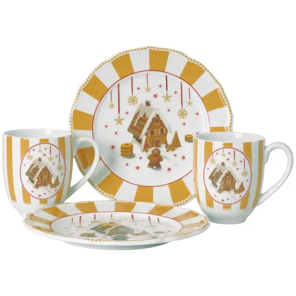 Hutschenreuther SNÍDAŇOVÁ SOUPRAVA, porcelán