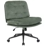 MID.YOU OTOČNÁ ŽIDLE, mikrovlákno, zelená