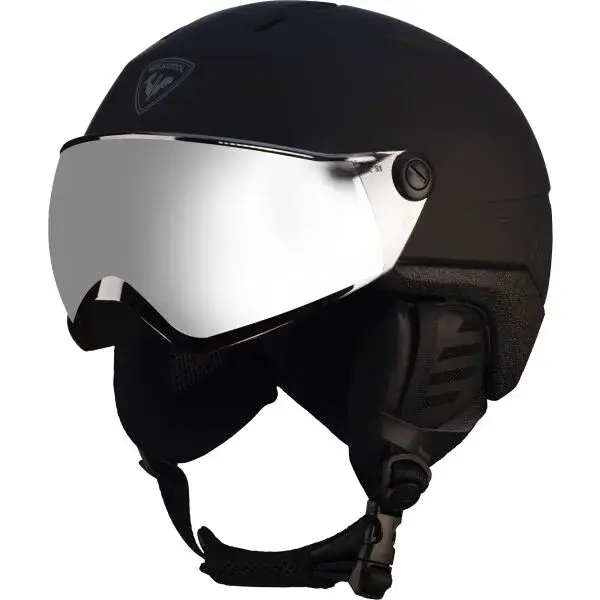 Rossignol FIT VISOR IMPACTS Lyžiarska prilba, čierna, veľkosť (59 - 63)