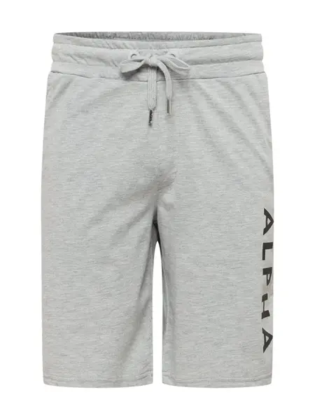 ALPHA INDUSTRIES Nohavice  sivá / čierna