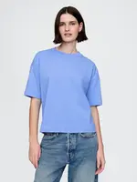 GAP Dámské Oversize crop tričko Heavyweight Americana 729563-02 Velikost: S