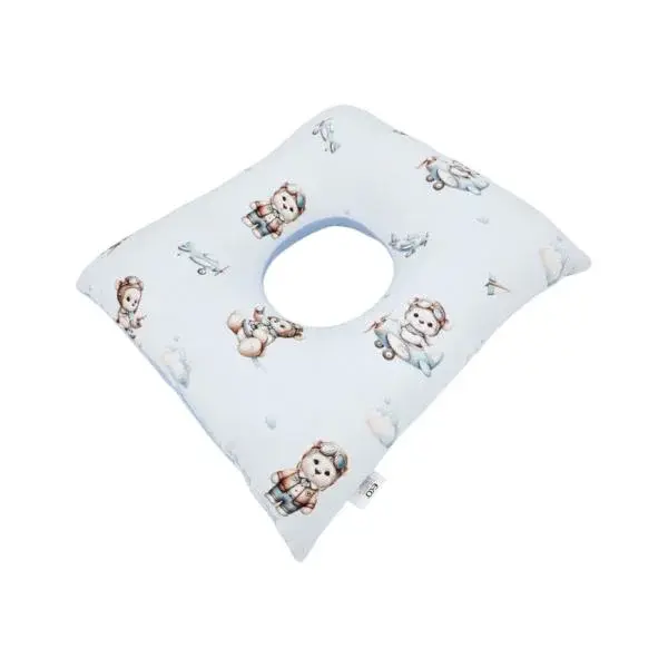 EKO Vankúš popôrodný Pilot Bear 40x40cm