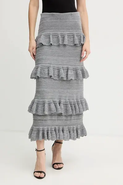 Vlněná sukně Luisa Spagnoli