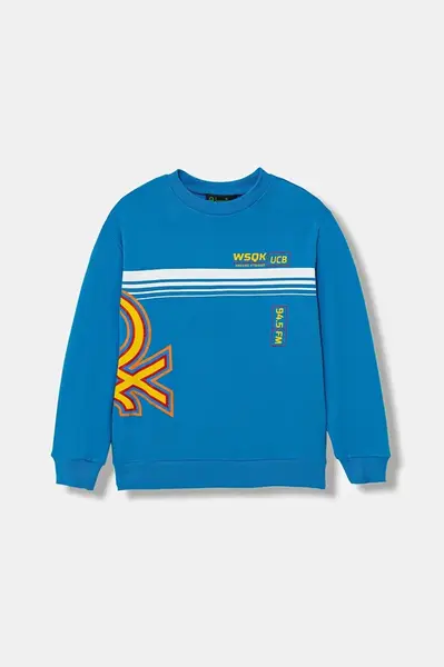 Dětská bavlněná mikina United Colors of Benetton