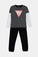 Dětská bavlněná tepláková souprava Guess