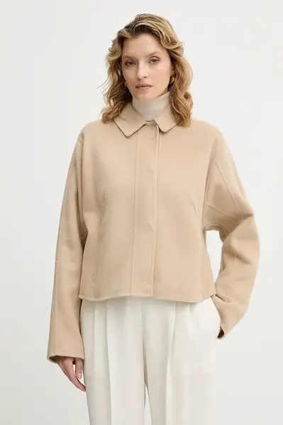 Vlněný kabát BOSS Cafeta_DF